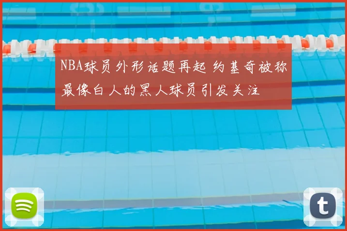 NBA球员外形话题再起 约基奇被称最像白人的黑人球员引发关注