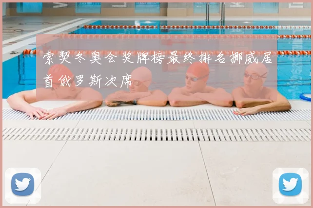 索契冬奥会奖牌榜最终排名挪威居首俄罗斯次席